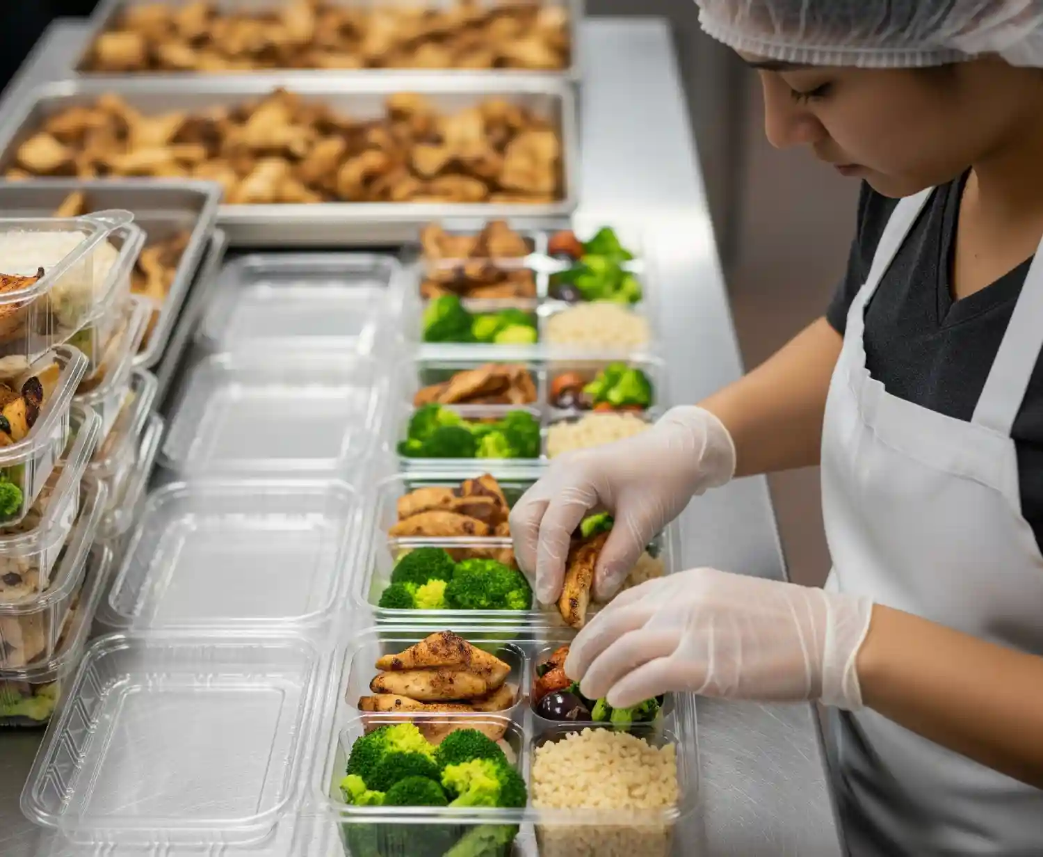 Proces działania cateringu dietetycznego w Olsztynie, od zamówienia po dostawę.